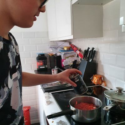 Lucas cooking 3